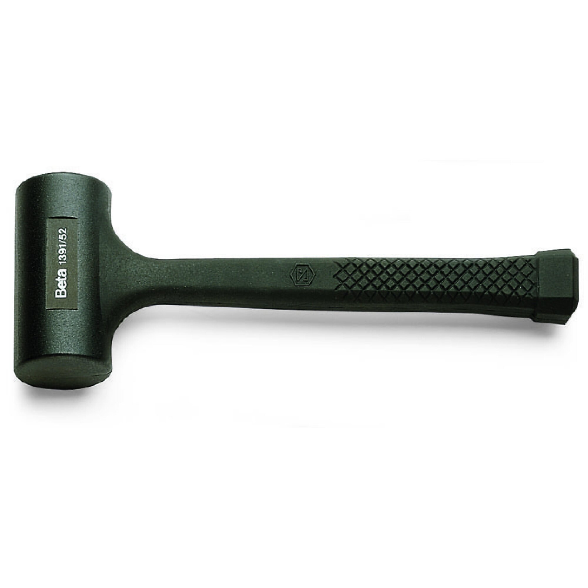 Beta Dead-Blow Hammer — 65mm Face, Rubber Coating, Slip-Resistant Grip, Model# 1391 65